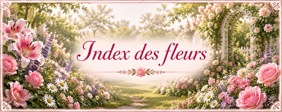 Index des fleurs - Mon Coin de Jardin